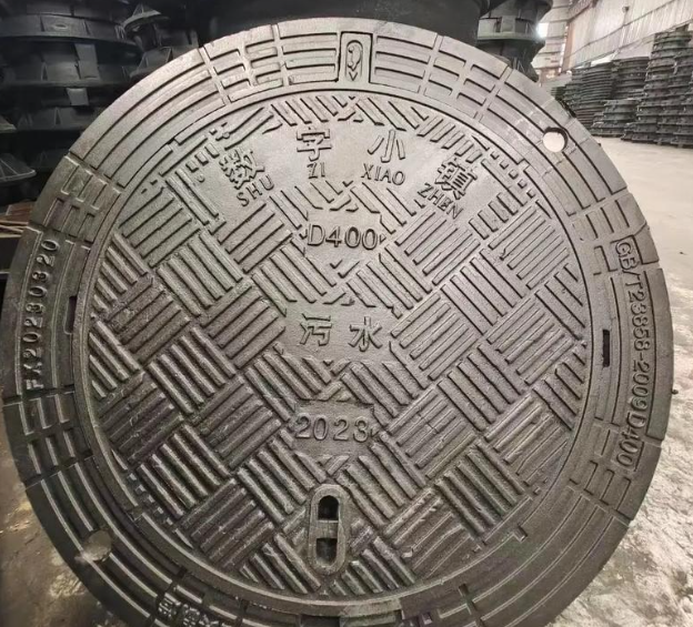 柯桥球墨铸铁防沉降井盖展示